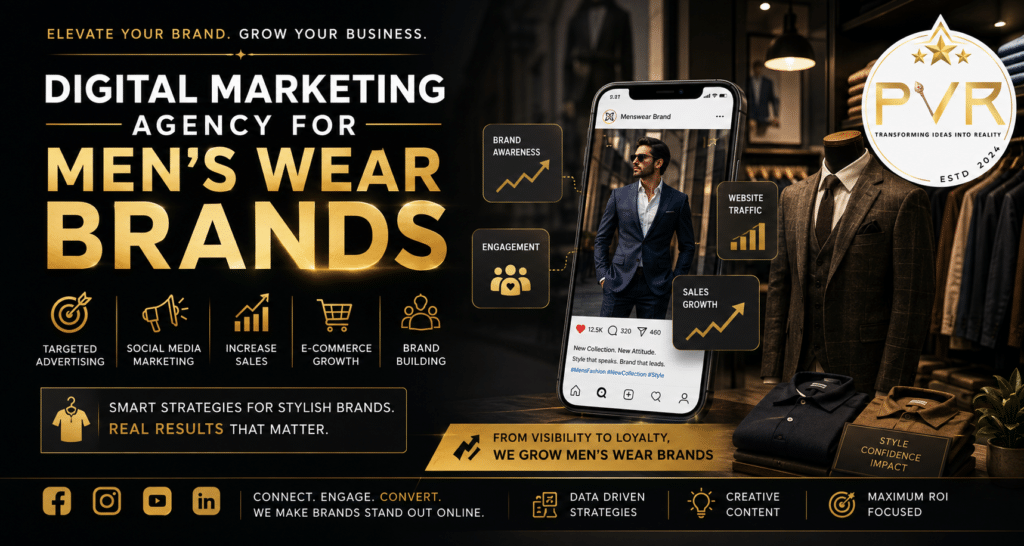 Digital Marketing Agency for Mens Wear Brands